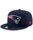 Фото #1 товара Men's New England Patriots Basic 9FIFTY Adjustable Snapback Cap