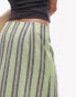 Фото #5 товара Topshop stripe sarong with buckle in green