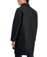 ფოტო #2 პროდუქტის Men's Relaxed-Fit Black Coat