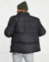 Фото #3 товара Brave Soul funnel neck puffer jacket in black