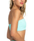 Фото #3 товара Juniors' Aruba Textured Bandeau Bikini Top