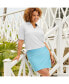 ფოტო #1 პროდუქტის Plus Size Quick Dry Board Skort Swim Skirt