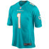 NIKE NFL Miami Dolphins Game Team Player short sleeve v neck T-shirt Зеленый, S - фото #2