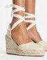 Фото #8 товара schuh Venus closed toe wedge espadrilles in natural