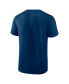 ფოტო #4 პროდუქტის Men's Orange, Navy Chicago Bears Throwback T-shirt Combo Set