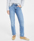 ფოტო #4 პროდუქტის Women's High Rise Straight-Leg Jeans, Regular and Short Lengths, Created for Macy's