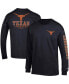 Фото #2 товара Men's Black Texas Longhorns Team Stack Long Sleeve T-shirt