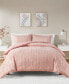 Naomi Metallic Print Faux Fur 2 Piece Duvet Cover Set, Twin/Twin XL