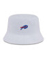 Men's White Buffalo Bills Court Sport Terry Bucket Hat Белый, S - фото #4