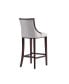 Fifth Avenue 19" L Beech Wood Faux Leather Upholstered Barstool