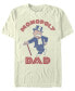 ფოტო #1 პროდუქტის Men's Monopoly Dad Short Sleeve Crew T-shirt