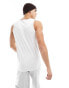 Brave Soul classic vest in white