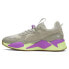 Фото #3 товара Puma Ron Funches X RsX Lace Up Mens Beige Sneakers Casual Shoes 38916001