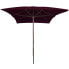 Фото #2 товара Садовый зонт vidaXL Elegant Holz-Sonnenschirm 200 x 300 x 250 см (Черный)