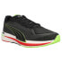 Puma Velocity Nitro Lace Up Running Mens Black Sneakers Athletic Shoes 194596-1