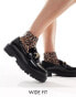 Фото #1 товара schuh Wide Fit Lumina chunky loafers in black