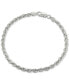 Rope Bracelet in Sterling Silver, Created for Macy's