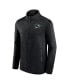 Men's Black San Jose Sharks Authentic Pro Rink Fleece Full-Zip Jacket