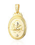 Фото #1 товара Gilded medallion Angel with zircons SVLP1104XF6GO00