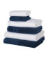 Фото #2 товара Milos Greek Key 100% Turkish Cotton 6-Pc. Bath Towel Sets