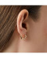 ფოტო #6 პროდუქტის Gold Hoop Earrings - Onda Mini