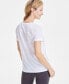 Фото #2 товара Women's Birdseye Mesh Short-Sleeve T-Shirt, Created for Macy's