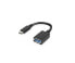 Фото #1 товара Lenovo USB-C to USB-A Adapter - 0.14 m - USB C - USB A - USB 3.2 Gen 1 (3.1 Gen 1) - 5000 Mbit/s - Black