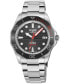 Men's Pier 90 Silver-Tone Stainless Steel Watch 42mm