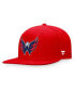 ფოტო #1 პროდუქტის Men's Red Washington Capitals Core Primary Logo Fitted Hat