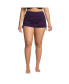 Фото #3 товара Plus Size Tummy Control Adjustable Swim Skirt Swim Bottoms