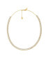 Фото #1 товара 14K Gold-Plated Brass Tennis Necklace