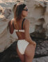 Фото #2 товара 4th & Reckless x Luana Barron constrast strap bikini top in cream