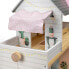 EUREKAKIDS Wooden dollhouse with elevator