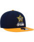 Фото #4 товара Men's Navy, Gold Salt Lake City Stars 2022-23 NBA G League Draft 9FIFTY Snapback Hat
