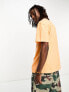 Weekday Unisex oversized t-shirt in orange exclusive to ASOS