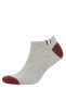 Erkek 5'li Pamuklu Patik Çorap V4694azns