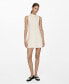 Фото #1 товара Women's Knitted Perkins Neck Dress