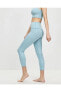 Фото #1 товара Yoga High-waisted Crop Gingham Leggings Kadın Tayt Da1092-134