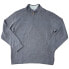 Фото #1 товара Lands' End Men's Bedford Rib Quarter Zip Long Sleeve Soft Cozy Pullover