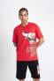 Fit Nba Chicago Bulls Boxy Fit Bisiklet Yaka Kısa Kollu Tişört C4158ax24hs