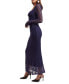 ფოტო #3 პროდუქტის Women's Adoni Lace Long-Sleeve Midi Dress