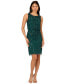 Women's Boat-Neck Embellished Sheath Dress