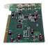 Фото #6 товара StarTech.com 3 Port 2b 1a PCI 1394b FireWire Adapter Card with DV Editing Kit - IEEE 1394/Firewire - PCI 2.2 - Green - Stainless steel - CE - FCC - UL - Texas Instruments - 3AA651W - 0.8 Gbit/s