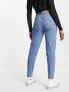 Фото #3 товара Levi's high waisted mom jeans in light wash