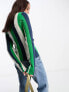 Фото #4 товара & Other Stories knitted jumper in blue and green stripe