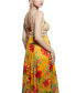 Women's Serena Crochet-Trim Maxi Dress PARROT PARADISE PRINT, L - фото #5