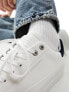 Barbour International Cram leather trainers in white