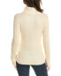 Фото #2 товара Donna Karan Classic Ribbed Wool-Blend Sweater Women's White Xl