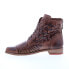 Фото #5 товара Bed Stu Loretta F328030 Womens Brown Leather Lace Up Ankle & Booties Boots