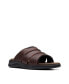 ფოტო #1 პროდუქტის Men's Leather Walkford Easy Slide Sandals